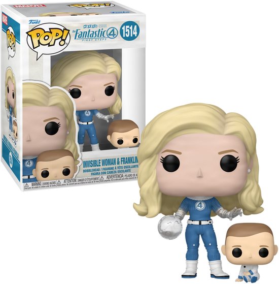 Funko POP! Marvel Invisible Woman & Franklin 1514 (Fantastic Four: First Steps)