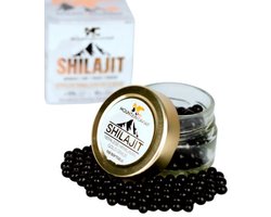 Mountain Caviar Shilajit - 150 Softgel Capsules - 33 gram - 100% Premium Himalaya Shilajit in gebruiksklare softgel vorm - +75% fulvine zuur - +85 bioactieve mineralen - Eurofins gecontroleerd