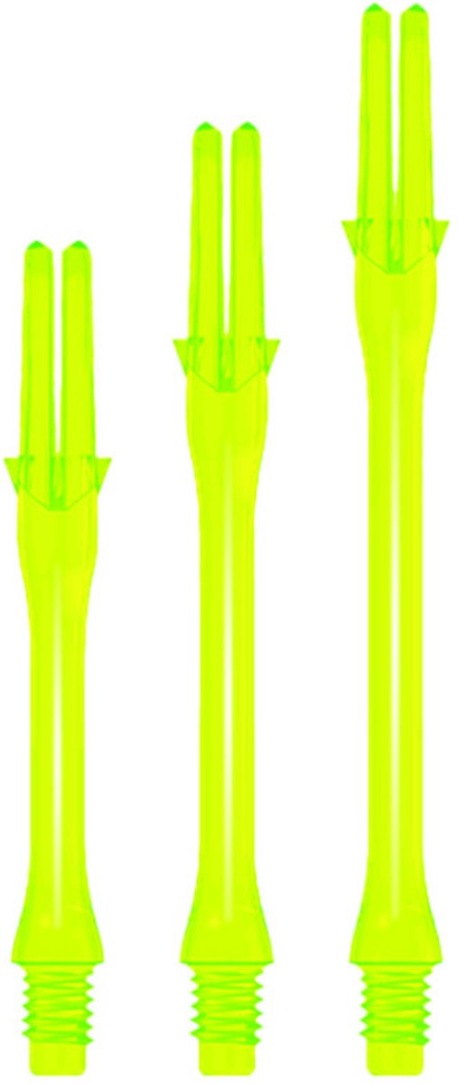 L-Style L-Shaft Locked Slim Neon Yellow - Dart Shafts Medium 370