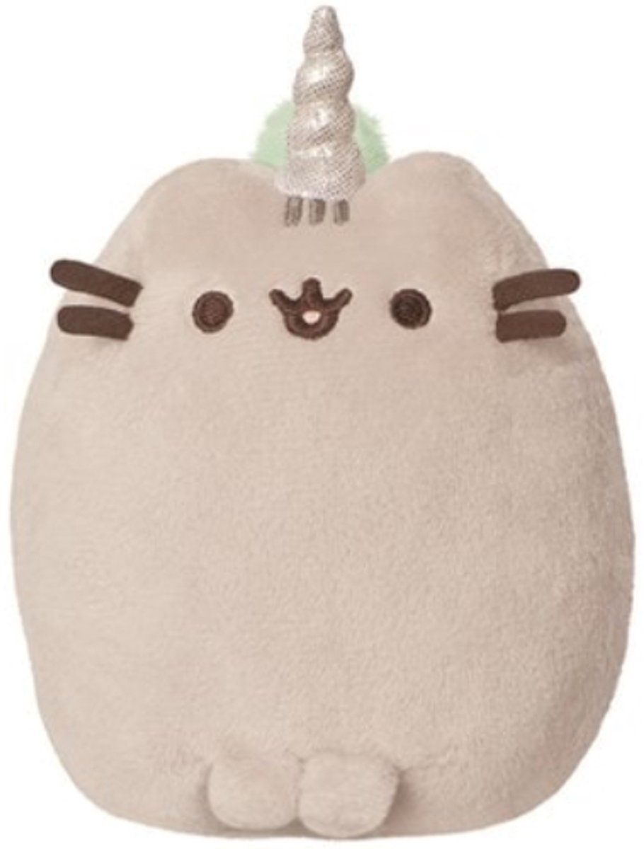 Pusheen Eenhoorn Mini Pluche Knuffel Grijze Kat 13 cm