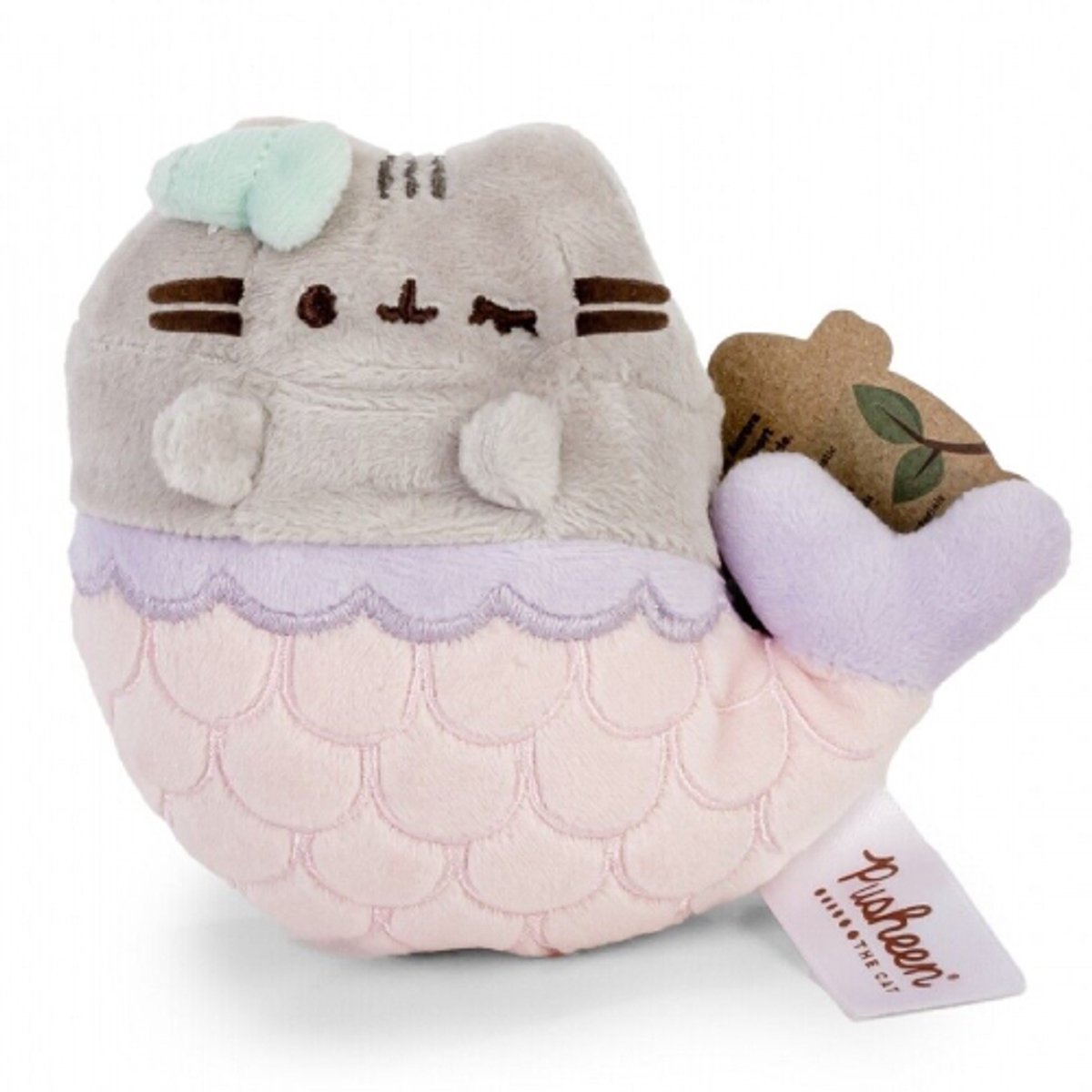Pusheen Zeemeermin Mini Pluche Knuffel Grijze Kat 13 cm