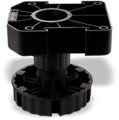 Set van 4 meubelpoten zwart met sokkelhoogte 90 mm