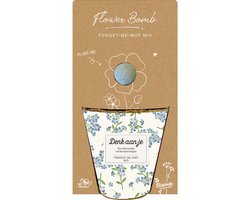 Blossombs Grow Kit – 1 Zaadbommetje – Denk aan je – Vergeet-me-niet Mix – Cadeau Bloembommetje