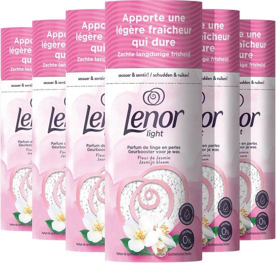 Lenor Lichte Geurbooster Voor Je Was - Jasmijn bloem - Voordeelverpakking 6 x 235g