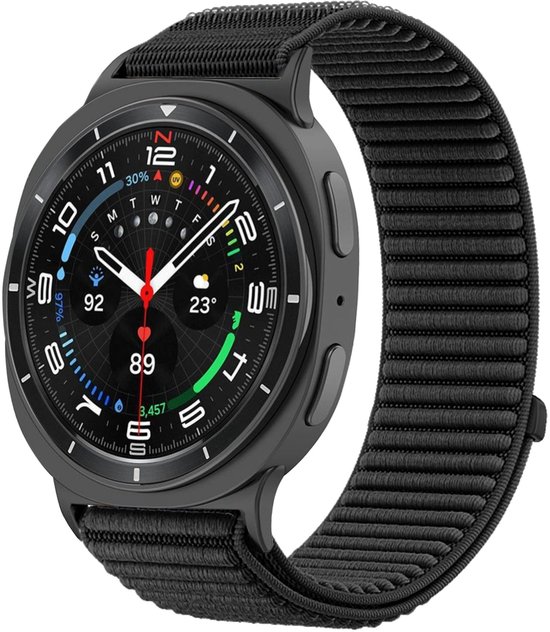 QttvbTna 22 mm stoffen nylon horlogebandjes, 2 stuks QttvbTna 22 mm stoffen nylon horlogebandjes, 2 stuks