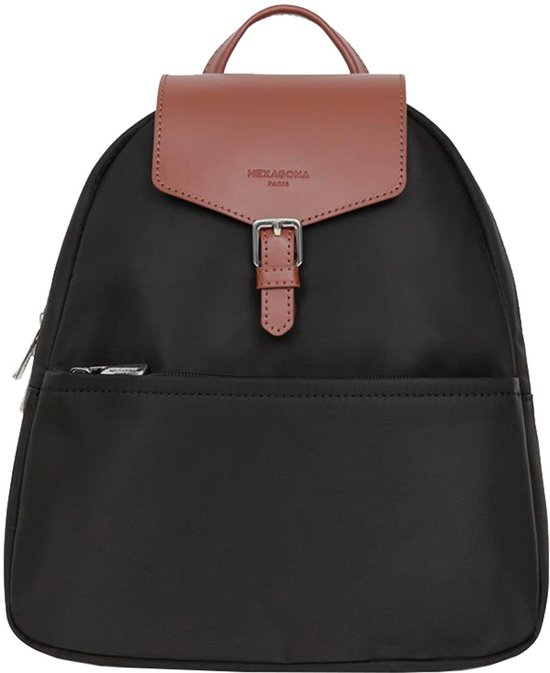 Sac à dos Hexagona noir marron