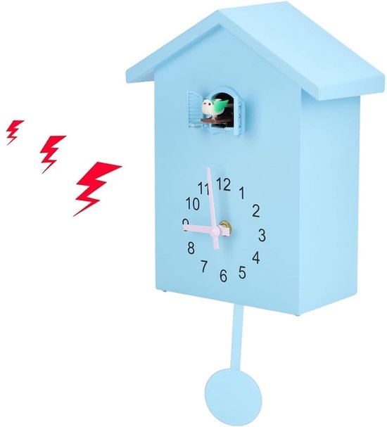Vintage Wandklok, Koekoeksklok, Retro Houten Koekoek