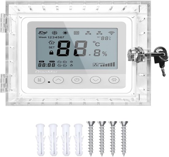 Thermostaat Lock Box met combinatieslot, wandgemonteerde