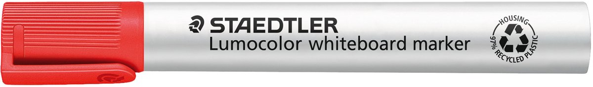 STAEDTLER - Lumocolor - Whiteboard marker - rood - 1 stuk