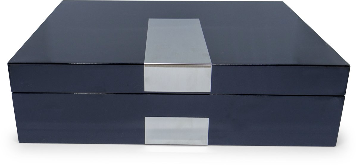Bishop Watches - Luxe Horlogedoos voor 8 Horloges - Piano Black - Horlogedoos - Beschermt tegen Krassen Stof