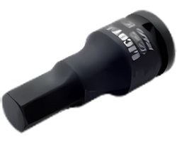 High Quality zeskantsleutel Dop 3/4 H24 - Durable Cr-Mo Staal Slagmoer zeskantsleutel with Versatile Sizes H4 to H32 for Industrial Use and Efficient Screwdriving Performance