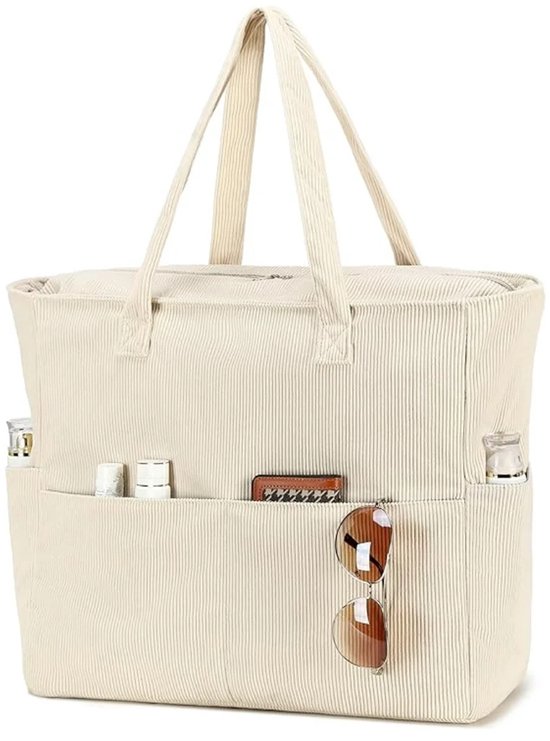 Strandtas - Badtas - Strandtas met ritssluiting - Strandtas met rits