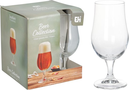 Bierglas - 37cl - Set 4 stuks