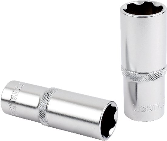 8mm Lange Superlock Dopsleutel 1/2 inch, CrV Staal