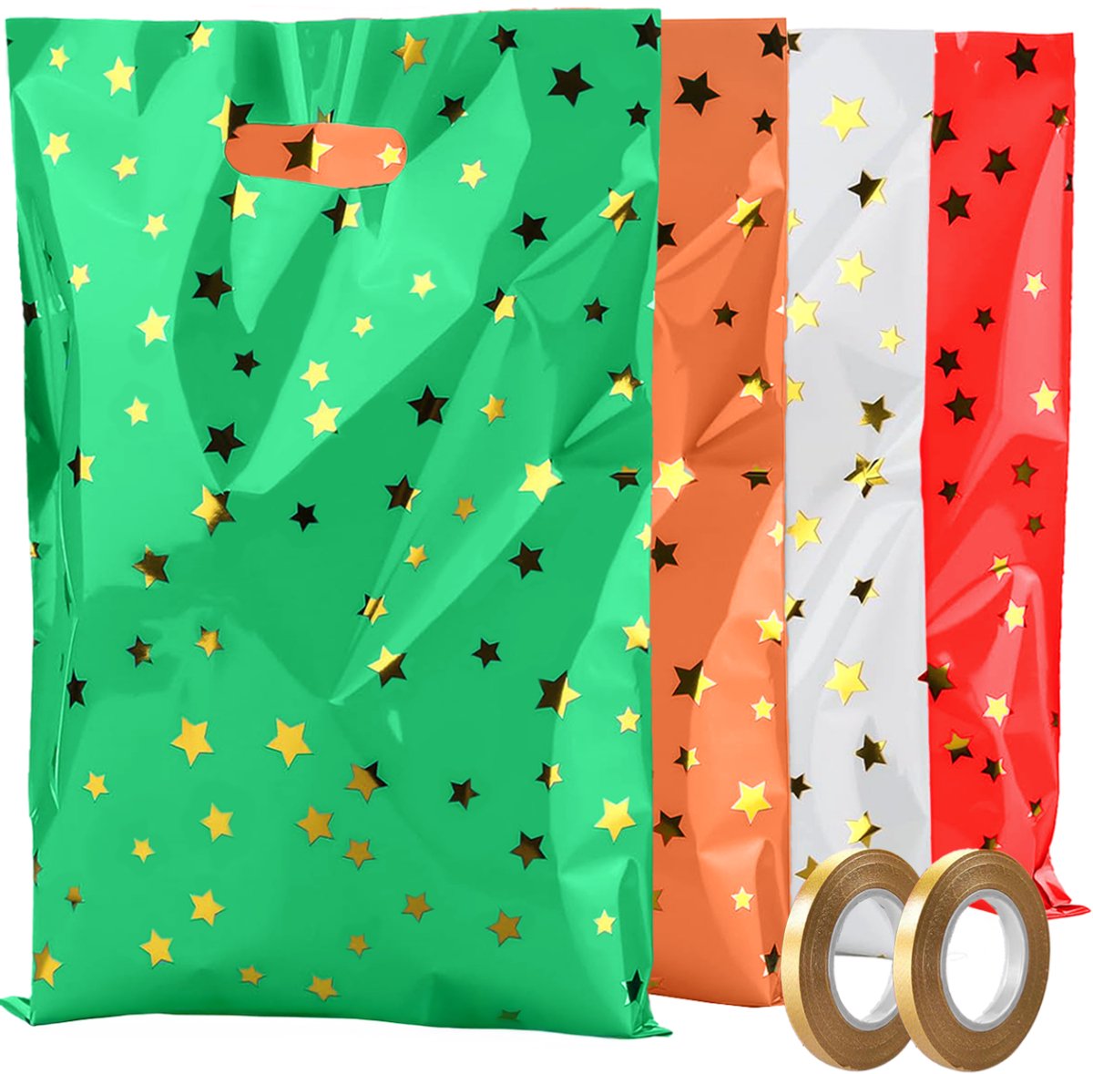 Feestio Uitdeelzakjes 100 Stuks - 17 x 25 cm - Snoepzakjes - Traktatie Zakjes Kinderfeestje - Cadeauzakjes Cadeautasjes - Verjaardag