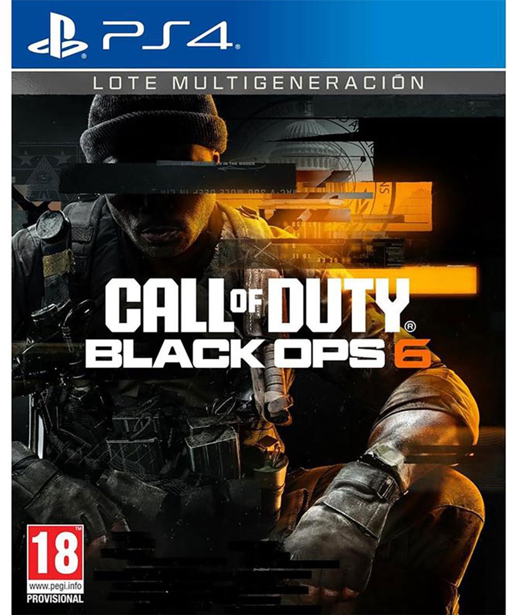 Playstation Games Ps4 Call Of Duty Black Ops 6 Transparant PAL