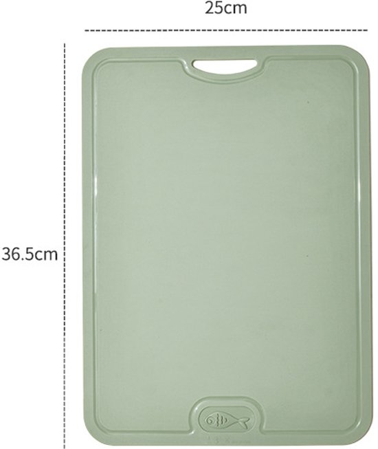 Foto: Flexibele snijplank van tpu met mes en sapgleuf bpa vrij flexibele snijplank voor gebruik in de keuken vaatwasserbestendig handgreep met goede grip groen 