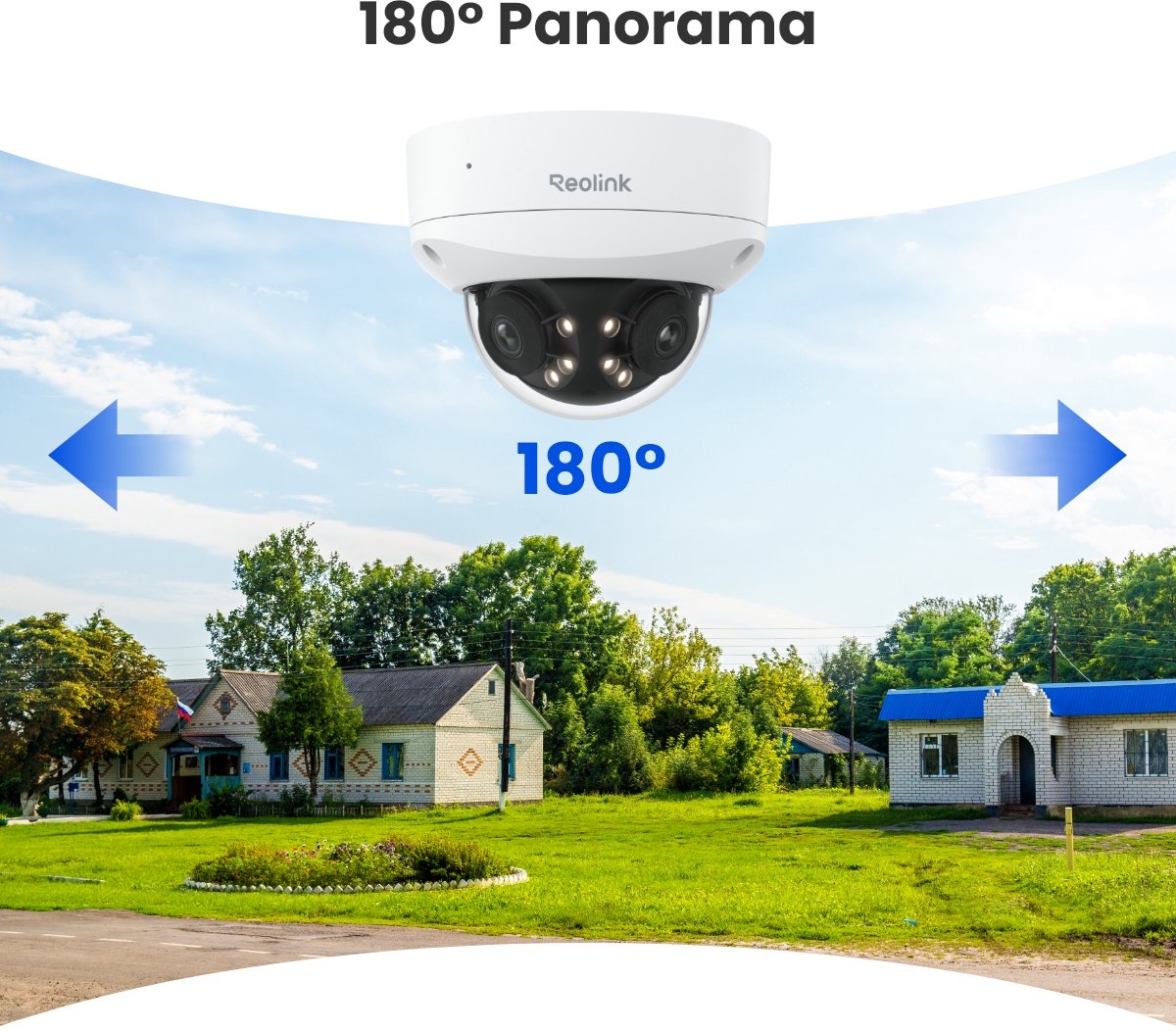 Reolink 4K 8MP UHD IK10-vandalismebestendige PoE IP-camera met 180° panoramisch gezichtsveld met Spotlight, Duo 2V PoE – foto 8