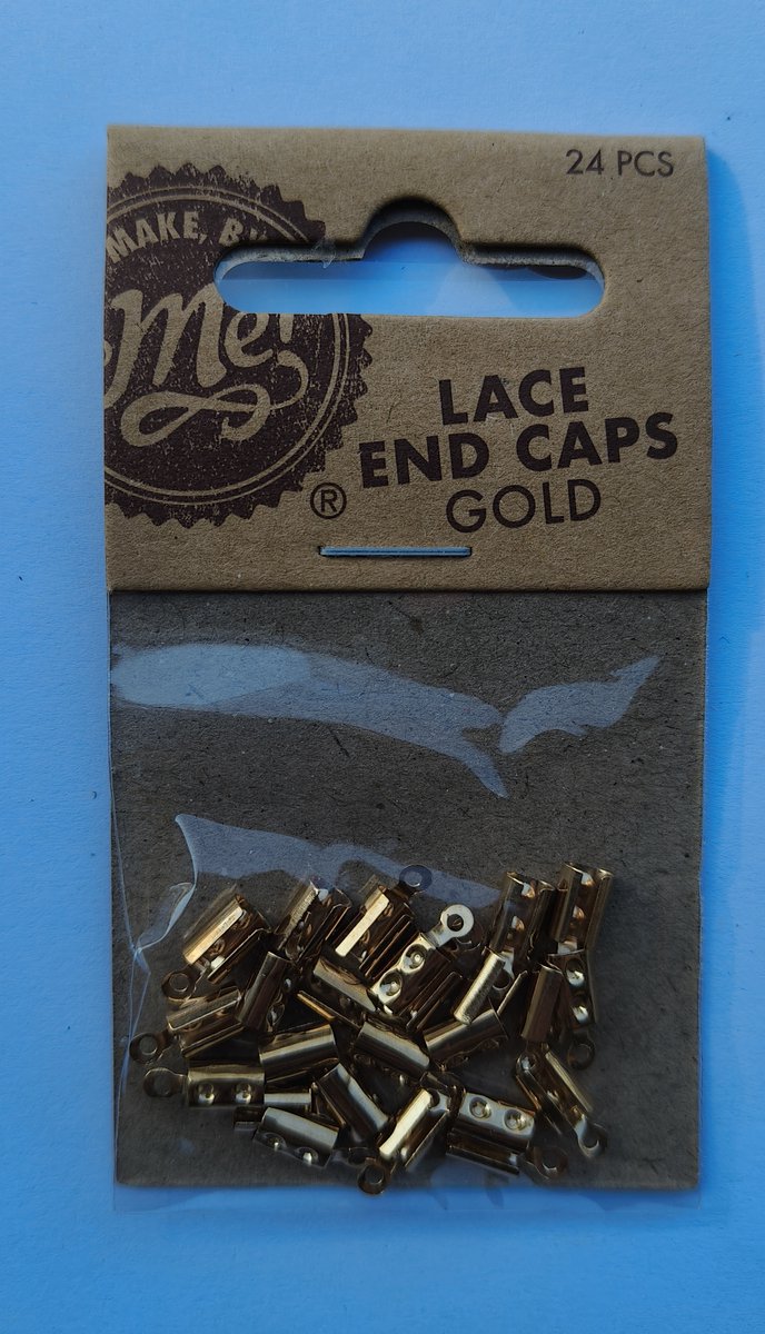 Veter eindkappen goud 24 stuks – metalen afwerking voor veters, sieraden en tassen