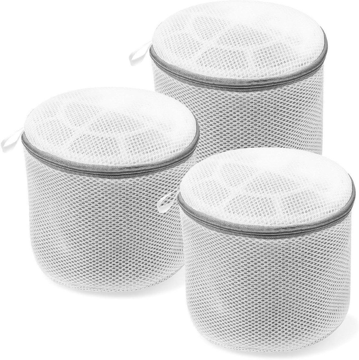 3-delige Set Wasnetjes voor Bh's en Ondergoed in Wasmachine - Fijne Waszakjes met Rits - Ideaal voor Beha's, Schoenen en Ondergoed - 17 x 15 cm