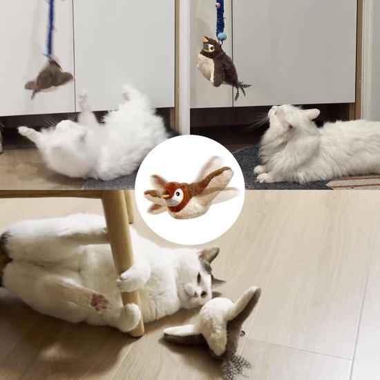 Kleurrijke interactieve pompons kattenballen met bellen kattenspeelgoed Kleurrijke interactieve pompons kattenballen met bellen kattenspeelgoed