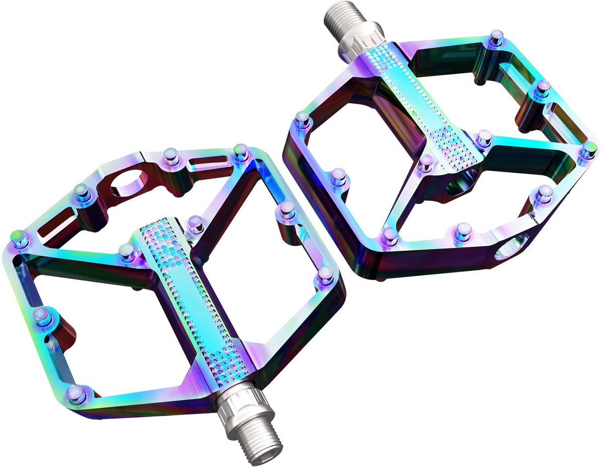 Ibenzoa® Fietspedalen met Drie Lagers en Antislipontwerp voor Diverse Fietsdisciplines