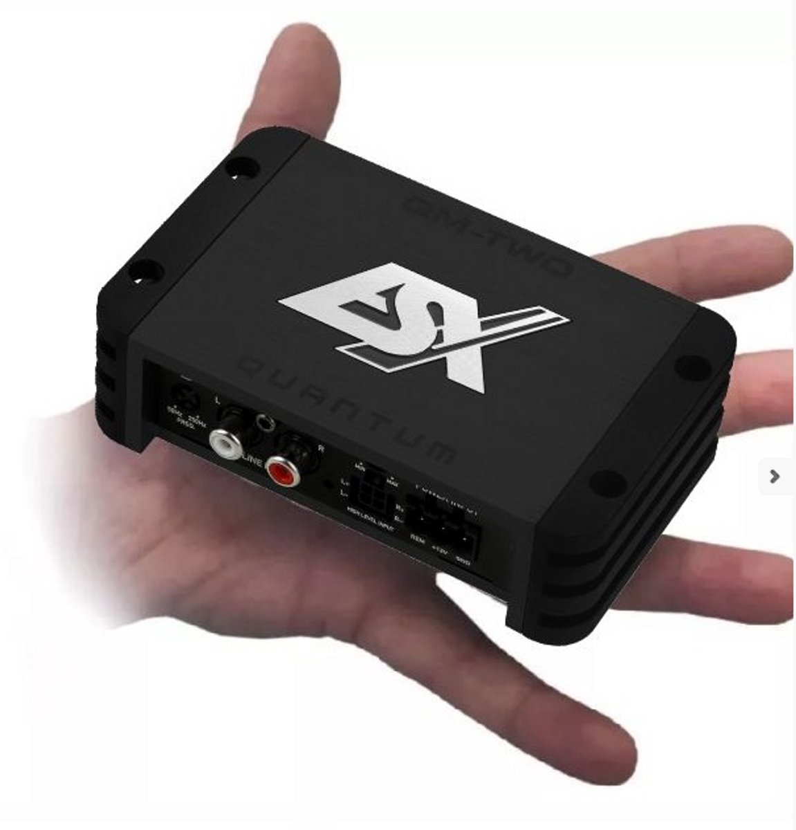 ESX QM-TWOv3 2 Kanaals klasse D mini digitale versterker / 300 Watt RMS Compact