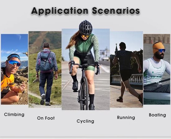 SCVCN® S62-PH-01 | Fotochromisch fietsbril voor wielrenners ...