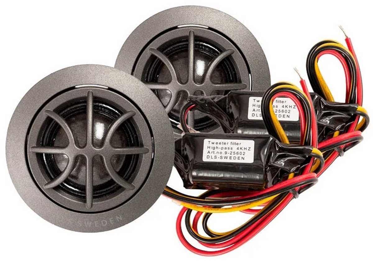 DLS 610RC25 25mm Silk Dome Tweeters RC25 93db incl crossover