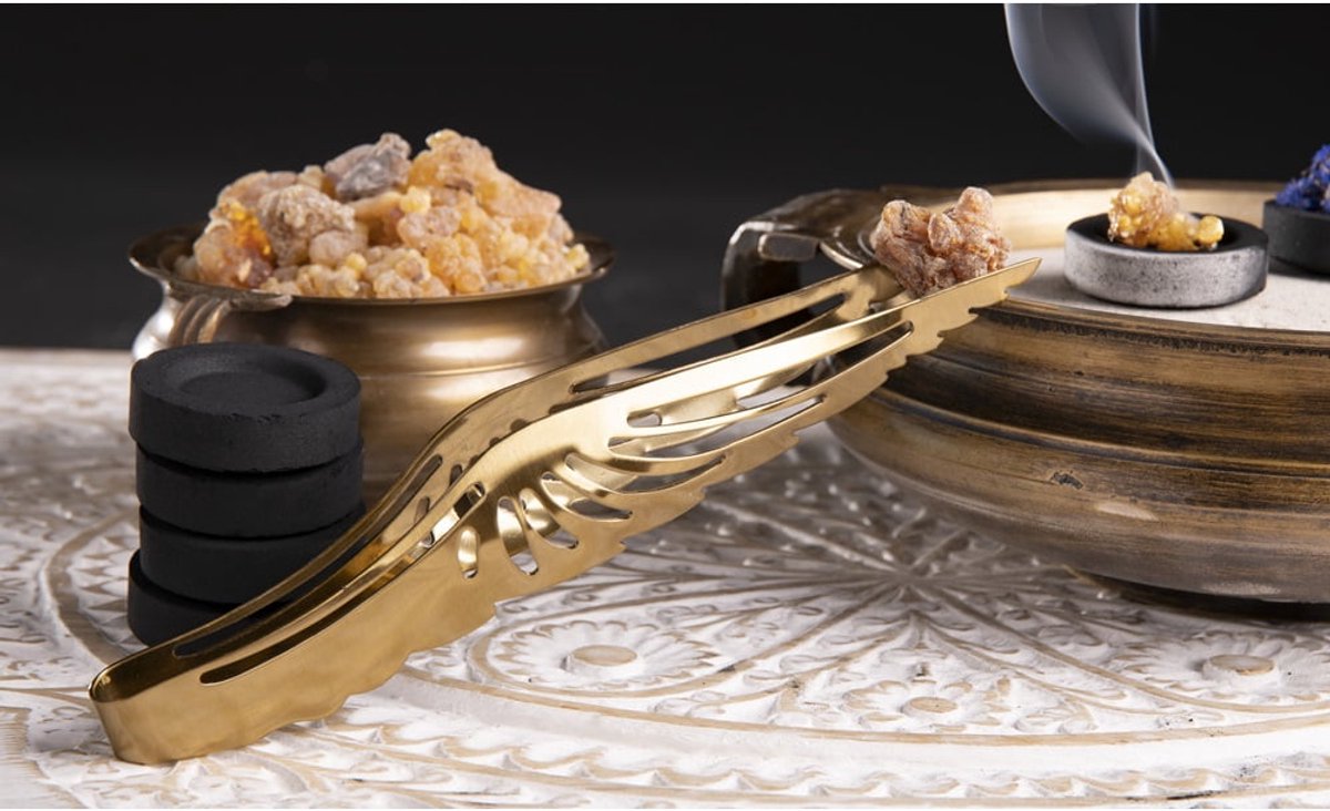 Wierooktang engelenvleugels goud