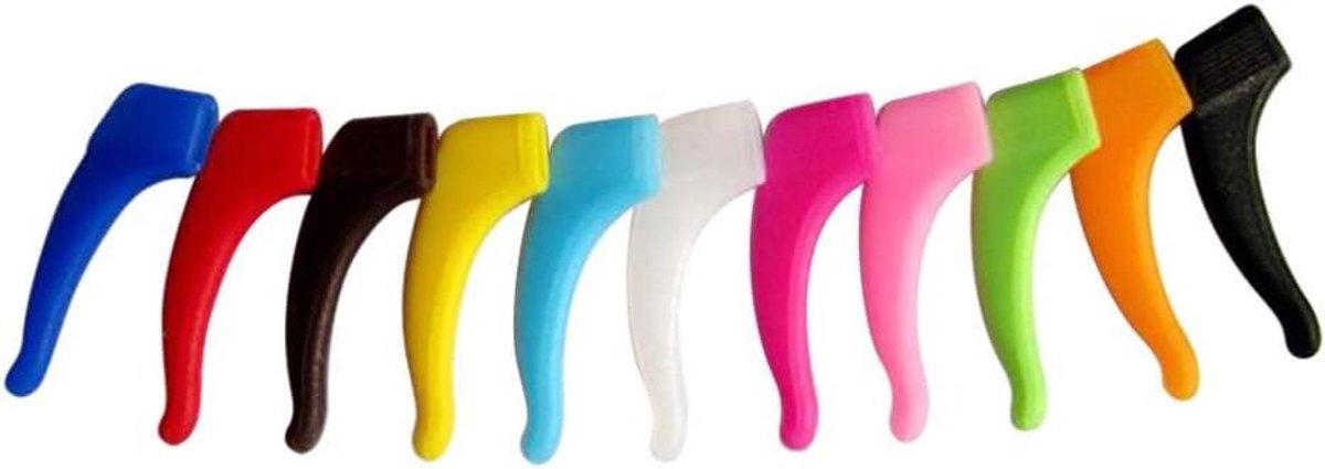 12 Pairs Silicone Glasses Holders Non-Slip Glasses Bracket Cover Glasses Ear Pads Ear Brackets for Eyewear Sunglasses