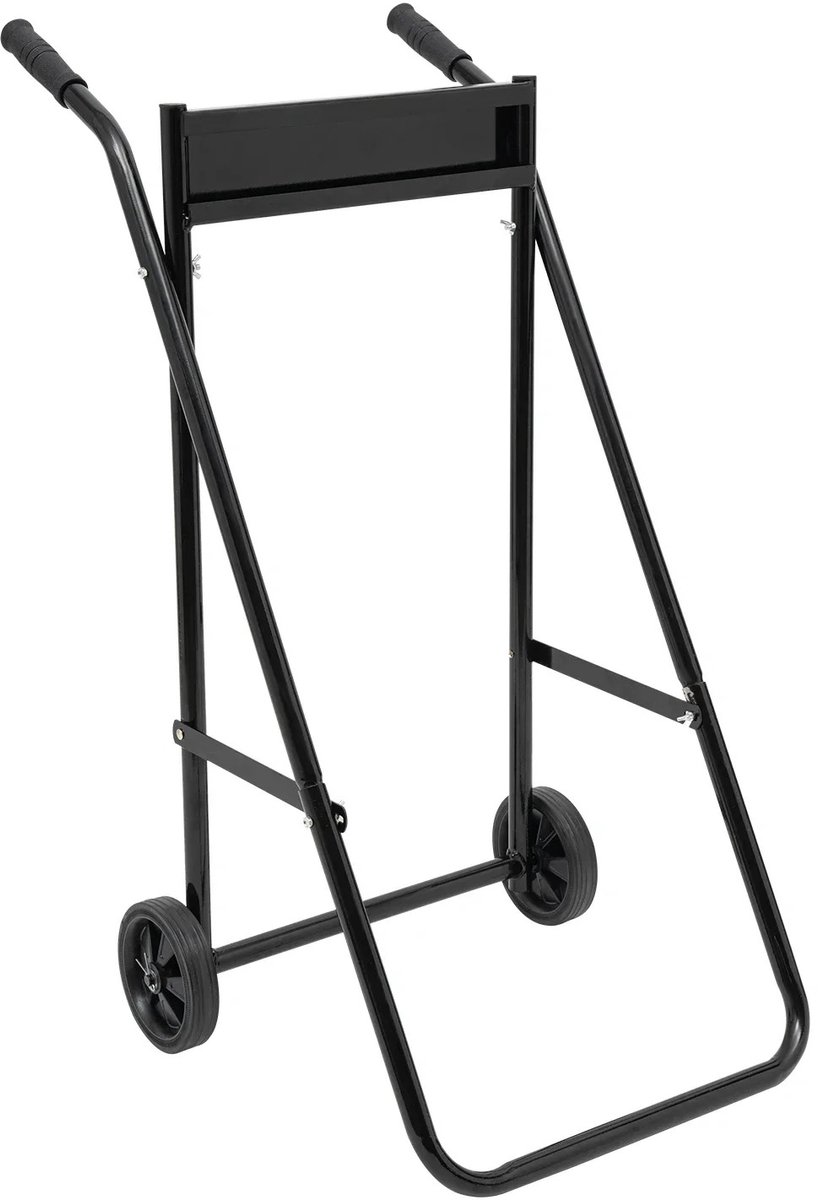 BellissiBo® Trolley - Watersport - Motorboten - Motorwagen - Opvouwbaar - Buitenboordmotortrolley - Tot 30PK - 40kg - 47x40x90cm