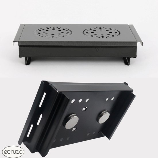 Warmhoudplaat - Rechaud -2 Branders -Waxinelicht-Voedselverwarmer-Bordverwarmer-33x17.5x6.5 cm — afbeelding 5