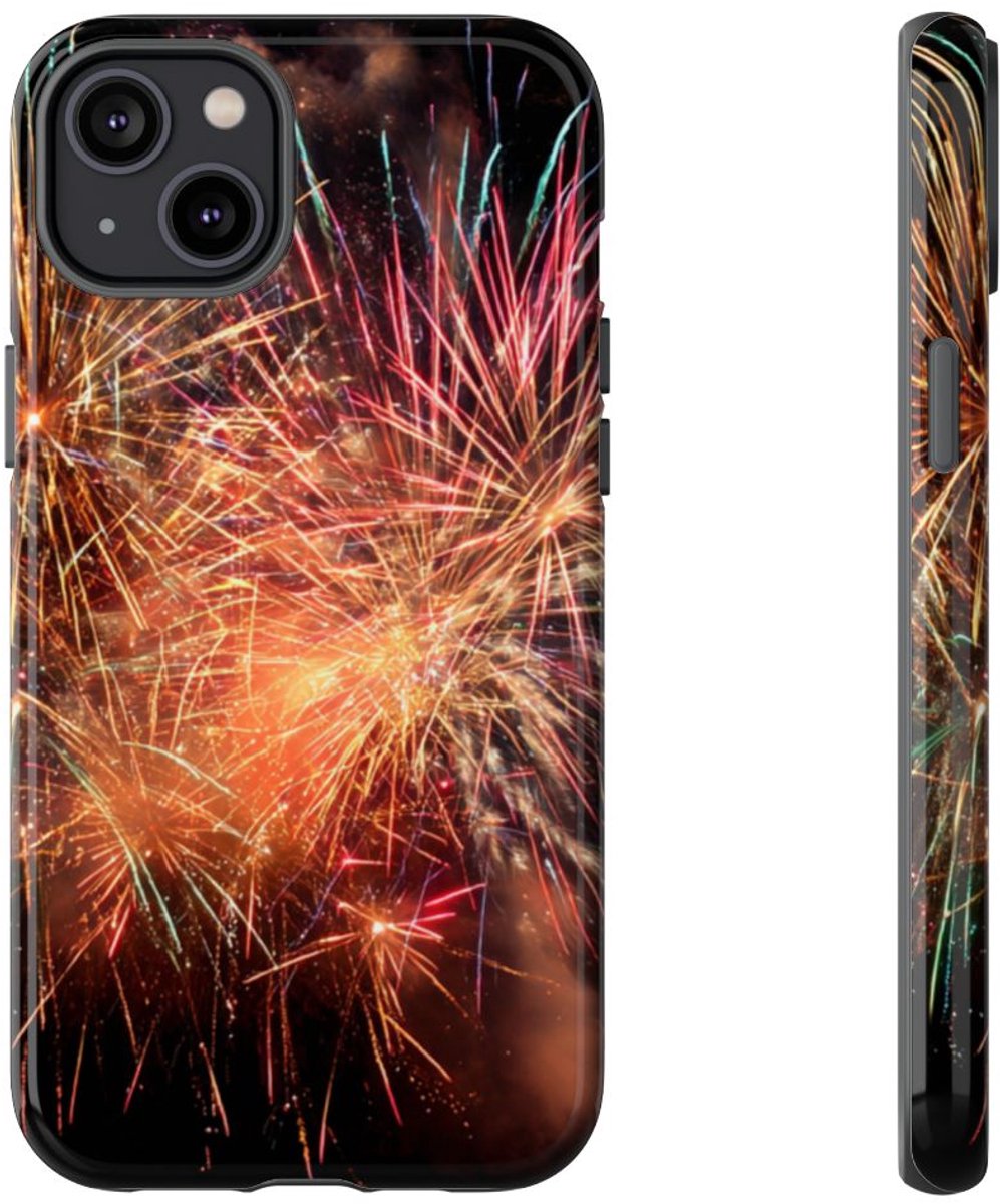 Kleurrijk Vuurwerk Spektakel – Telefoonhoesje Geschikt voor iPhone 14 Plus