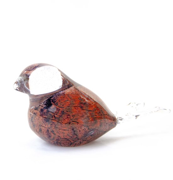 Mini Urn Black Linea- Vogel - Crematie Urn - Handgemaakt in Europa