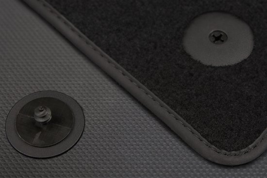 Tapis de voiture Fiat Doblo - Année de construction : 2001 - 2009 - Ajustement d'origine - 2 pièces - Velours de Luxe