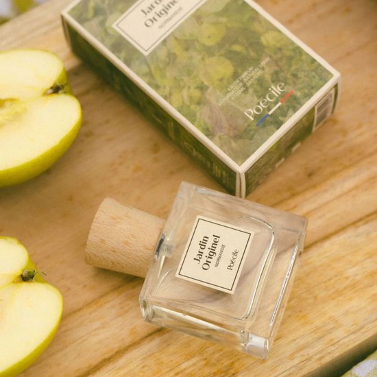 Poecile - natuurlijk organic eau de parfum Jardin Originel 50ml geïnspireerd op de mythische Garden of Eden met o.a. appel, rabarber en eikenmos