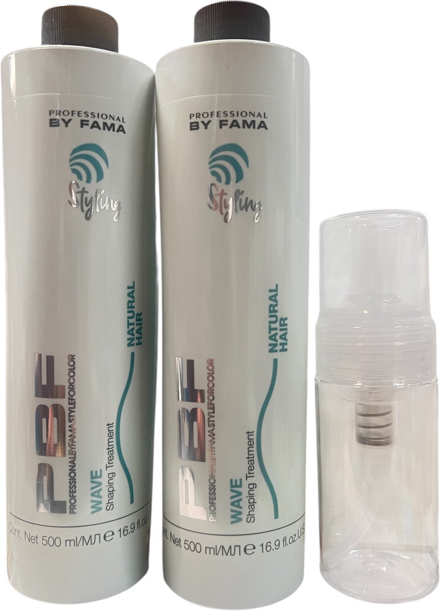 Professionel By Fama Wave Shaping Treatment Natural Hair 2x 500ml