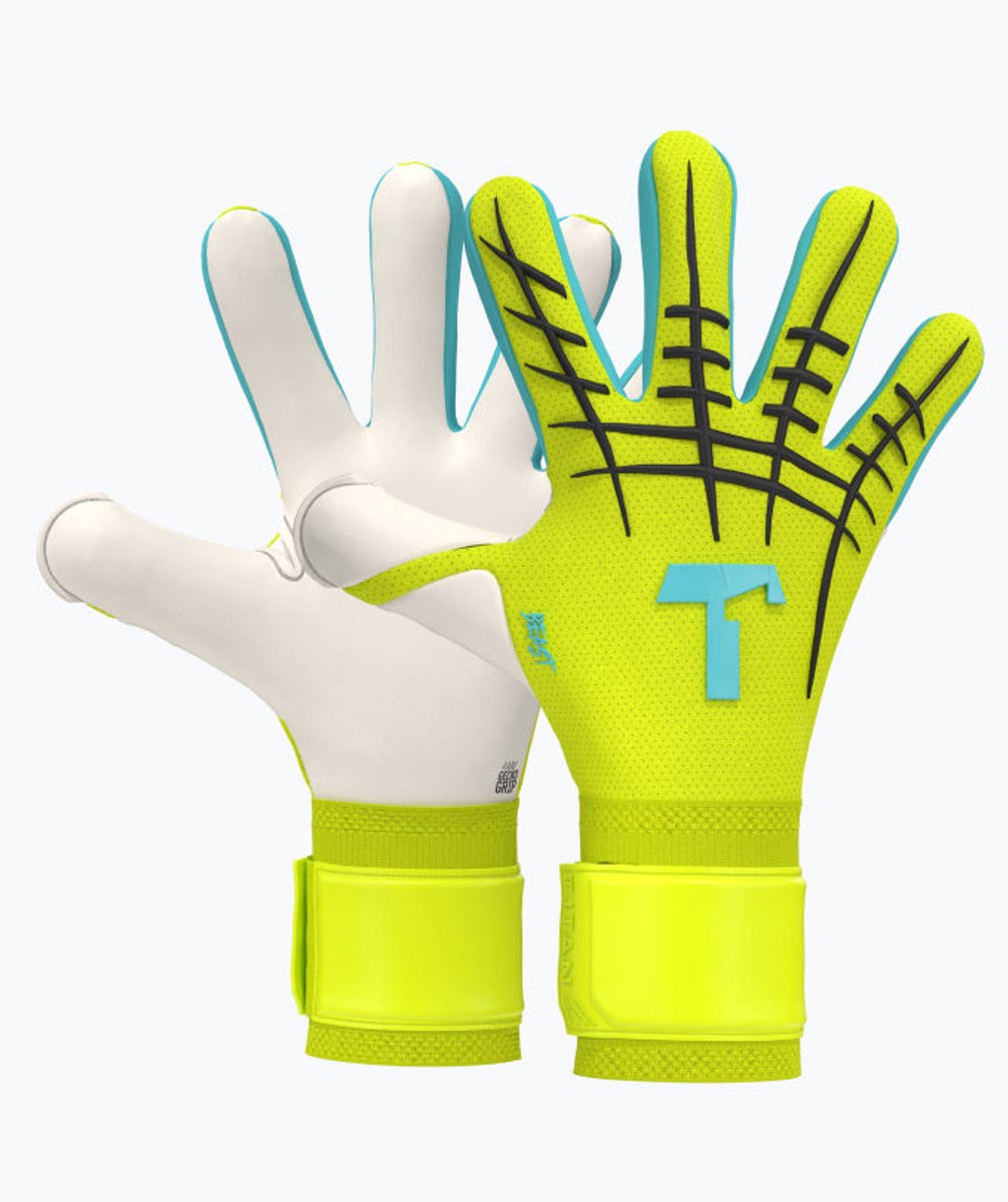 T1TAN Fluo Beast 3.0 Keepershandschoenen volwassenen & jongeren - met vingerbescherming - Maat 9