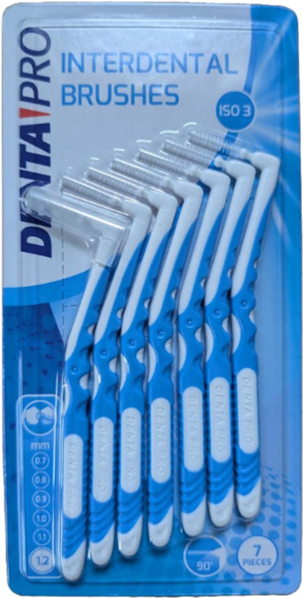 Interdental Brushes 7 Stuks | Tandenragers | Tanden Flosser |Tandenragers | Floss borstel | 3mm