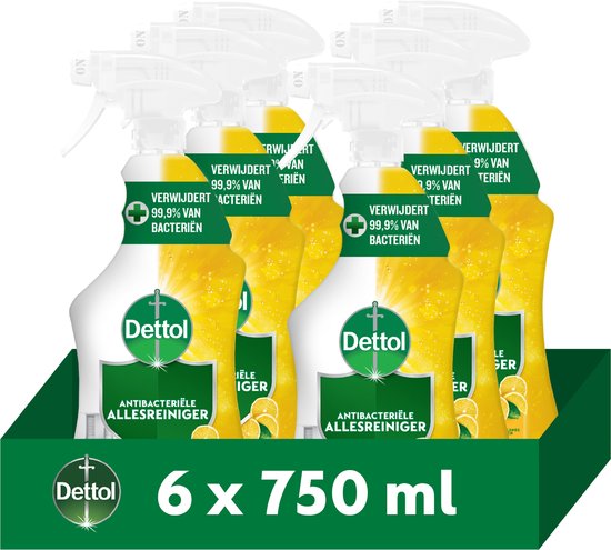 Dettol Trigger Agrumes 750 ml - 6 pièces - Pack économique