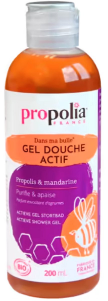 Actieve met propolis en mandarijn, BIO - 200 ml - Douchegel