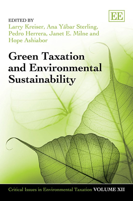 Green Taxation and Environmental Sustainability - cover