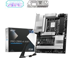 Msi Moederboard Pro Z890-A Wifi Voor Intel Lga1851 Ddr5 Sata3 M2 Pcie5.0 Atx