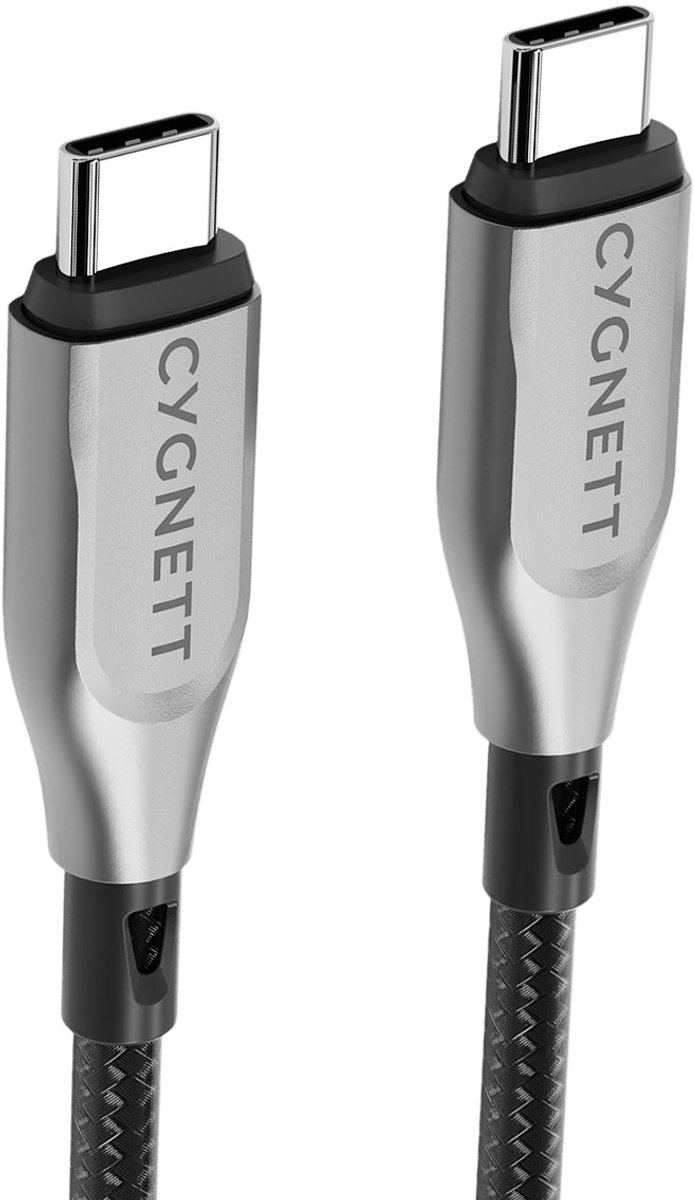 Image of Cygnett USB-C naar USB-C Kabel 3 Meter - Zwart