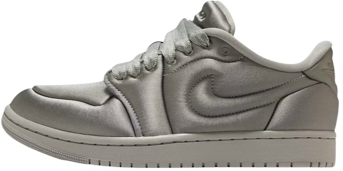 Nike Air Jordan 1 Low Method Of Making – Satin Wolf Sneakers Dames Doos Zonder Deksel Grijs