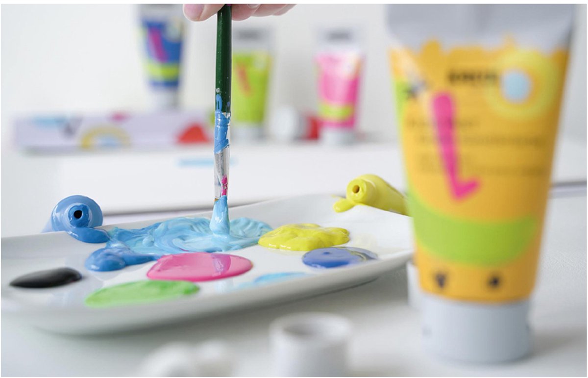 KREUL Kids Art kinderverf, 75 ml, primair geel
