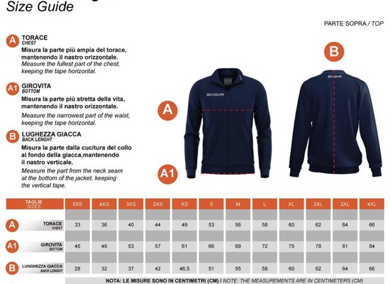 Survêtement Givova TR031 Tuta Torino, 0403 Blauw Royal , Taille XL