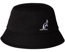 Australian buckethat logo | zwart S/M