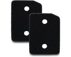 Set van 2 filters Geschikt voor Miele 9164761 droger warmtepompdroger, fijne - grof 207 x 157 x 30 mm, sponsfilter, filtermat condensdroger, Made in Germany, pluisfilter, schuimfilter spons